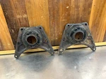 Triumph TR2-4 Original Front Suspension Lower Spring Pan (X2), Used. T4243. Fixed Price $24.59.