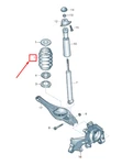 New Audi Q2 Ga Rear Coil Spring 5QF511115CQ 5QF-511-115-CQ. Fixed Price $148.80.