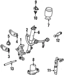 Genuine Ford Air Spring 3U2Z-5580-JA. Fixed Price $115.47.