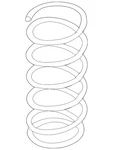 Genuine Nissan Coil Spring 55020-6GA0B. Fixed Price $329.82.