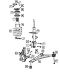 Genuine Mopar Front Coil Spring Right 68136918AB. Fixed Price $101.81.