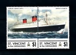 90706 St. Vincent & Gren. Ships Queen Elizabeth Ocean Liners Cunard Mnh. Fixed Price $7.90.