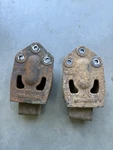 92 97 Obs Ford F450 Superduty Rear Overload Bump Stop Brackets E8TA-4A171-AA. Fixed Price $175.00.