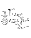 Genuine Mopar Rear Coil Spring 68249111AA. Fixed Price $105.24.