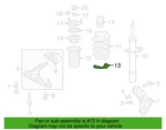 Honda 51694-TRT-A01 Left Lower Spring Insulator Clarity Odyssey New Genuine. Fixed Price $34.97.