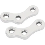 Polished Stainless Steel Shock Shackle Plate W/ Mount Hole. Fixed Price $38.99.
