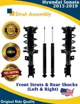 New Oe Front Struts & Rear Shocks For 2015-2019 Hyundai Sonata Lifetime Warranty. Fixed Price $404.80.