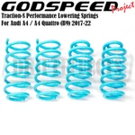 Godspeed Traction-s Lowering Springs Kit For Audi A4 / Quattro B9 2017-22. Fixed Price $180.00.