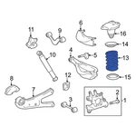 For Toyota Highlander 2017-2019 482310E340 Rear Coil Spring. Fixed Price $142.48.