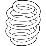 Genuine Mercedes-benz Oe Helical Spring 156-324-04-04. Fixed Price $90.75.