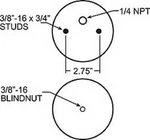 Firestone Air Suspension Helper Spring , Pn# 6873. Fixed Price $217.79.