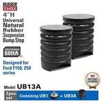 Rubbershox Universal Bump Ford F150 Series Stops 4" Height. Fixed Price $148.00.