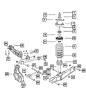 Genuine Mopar Rear Coil Spring 5272665AE. Fixed Price $34.76.