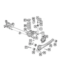 Genuine Mopar Front Coil Spring Right 68368933AA. Fixed Price $121.90.