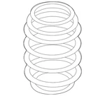Genuine Volkswagen Coil Spring 5QM-511-121-D. Fixed Price $61.11.