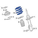For Jeep Cherokee 2019-2023 68372926AB Front Coil Spring. Fixed Price $83.03.