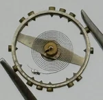 Fef 370 Balance Wheel Complete And Spring 6 X8 2947 Watch Movement Parts Nos. Fixed Price $25.57.