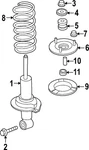 Genuine Nissan Coil Spring 54010-9BU7A. Fixed Price $50.54.