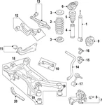 Genuine Audi Coil Spring 1K0-511-115-CD. Fixed Price $113.27.