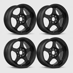 Used 16X8 Vors SP1 4X100/4X114.3 20 73.1 Matte Black Wheels SET-4. Fixed Price $699.00.