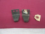 Nos 1962 1963 1964 Olds Chevy Rear Door Lower Hinge (hook End) Springs (2) Dp. Fixed Price $25.00.