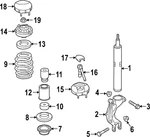 Genuine Audi Spring 80A-411-105-AL. Fixed Price $141.60.