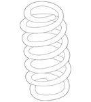 Genuine Nissan Coil Spring 55020-5MP2B. Fixed Price $175.22.