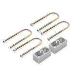 Qghauc Universal Leaf Spring Lowering Block Kit, Inch, 2-1/2" Wide, 5" Long, Z. Fixed Price $107.90.