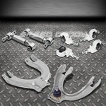 Silver Front+rear Camber Control+adjuster Suspension Kits For 88-91 Civic/crx. Fixed Price $91.07.