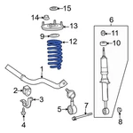 For Toyota Tundra 2007-2021 481310C293 Front Right Coil Spring. Fixed Price $224.62.