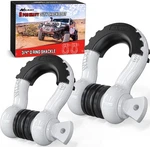 Nilight 2 Pack 3/4" D-ring Shackle With 7/8" Screw Pin 41,887LBS Break White. Fixed Price $35.94.