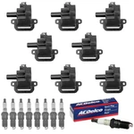 8X Ignition Coil & Acdelco Spark Plug Fit Gmc P3500 Chevrolet P30 V8 UF192. Fixed Price $138.56.