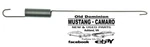 1965-1968 Mustang Park Brake Equalizer Lever Return Spring. Fixed Price $13.95.