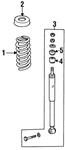 Genuine Mercedes-benz Coil Spring 124-324-30-04-64. Fixed Price $153.00.