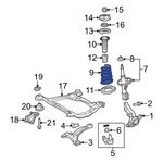 For Toyota Sienna 2011-2014 4823108011 Rear Coil Spring. Fixed Price $173.01.