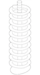 Genuine Hyundai Spring Front 54650-3L031--DS. Fixed Price $152.09.