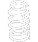 Genuine Mazda Coil Spring TK50-28-011C. Fixed Price $148.33.