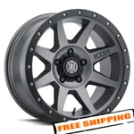 Icon Alloys 1817857345TT Rebound 17X8.50 Titanium Wheel. Fixed Price $312.78.