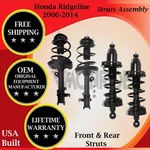 Monroe Oem Front & Rear Struts For 2006-2014 Honda Ridgeline Lifetime Warranty. Fixed Price $406.86.