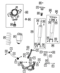 Genuine Mopar Rear Coil Spring Right 68506697AA. Fixed Price $99.46.
