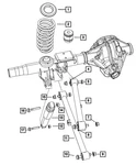 Genuine Mopar Rear Coil Spring 68042801AB. Fixed Price $120.06.
