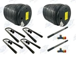 2X Firestone 8864 Air Spring Kit + U-bolts Stud Fitting Fits Kenworth AG400. Fixed Price $399.99.