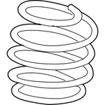 Genuine Mercedes-benz Oe Helical Spring 247-321-17-00. Fixed Price $157.27.