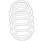 Genuine Audi Spring 5Q0-511-115-BF. Fixed Price $123.04.