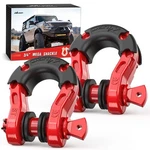 Nilight 2 Pack 3/4" Mega D-ring Shackle With 7/8" Screw Pin Years Warranty. Fixed Price $44.99.