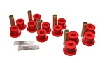 Energy Suspension 3.2107R Leaf Spring Bushing Set Polyurethane Red. Fixed Price $78.10.