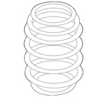 Genuine Volkswagen Spring 5Q0-511-115-FL. Fixed Price $153.46.
