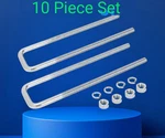 Square U-bolt Kit 9/16" X 12" Truck Trailer Leaf Springs Autocraft AC130138. Fixed Price $18.67.