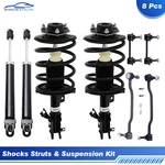 8 Pcs For 2002 - 2006 Nissan Altima 3.5L Front Struts Rear Shock Sway Bar Links. Fixed Price $169.93.