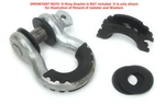 New Daystar KU70057BK Isolator & Washers Standard 3/4" D-rings Shackles. Fixed Price $15.99.